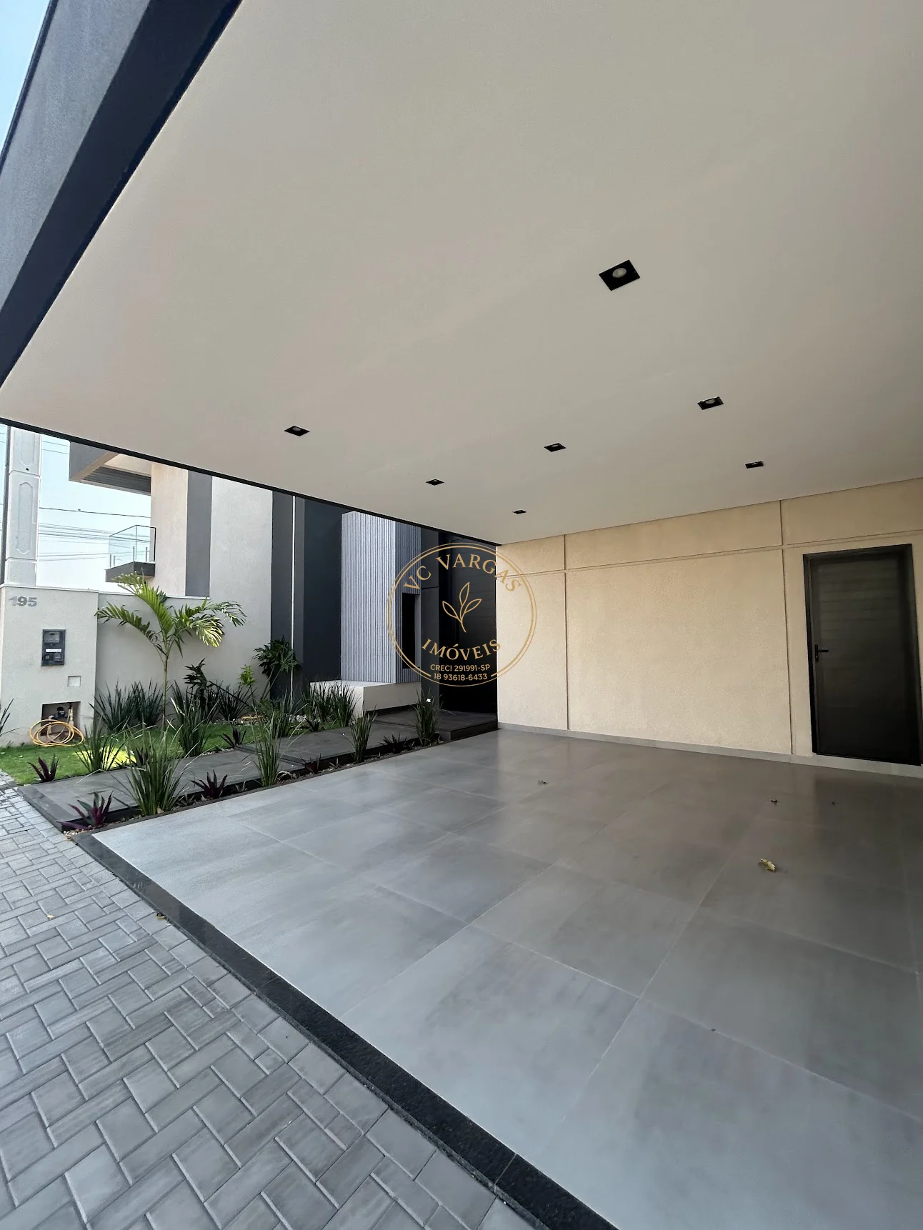 Garagem de residência já comercializada no Residencial Veneza